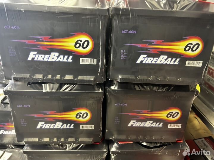 Аккумуляторы Fire Ball 60A Доставка