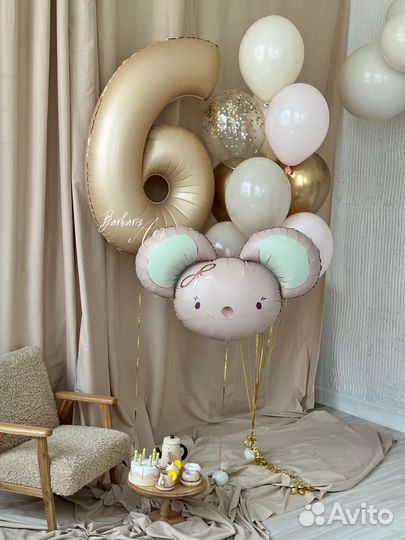 Гелиевые и воздушные шарики с надписями