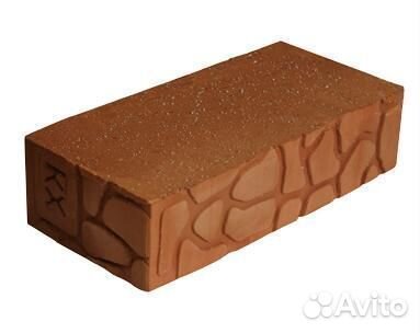 Кирпич красный цокольный