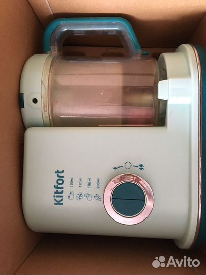 Блендер пароварка kitfort для детского питания