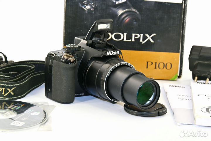 Nikon Coolpix P100 10.3MP 26X Zoom цифровая камера