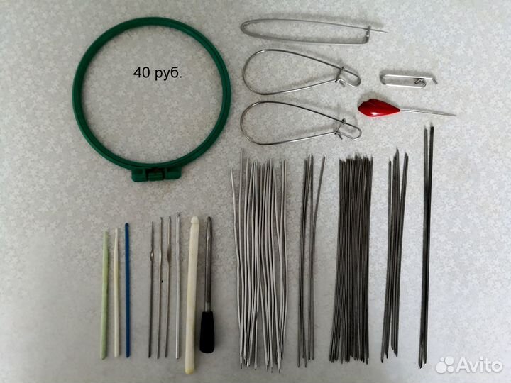 Спицы и крючки вязальные