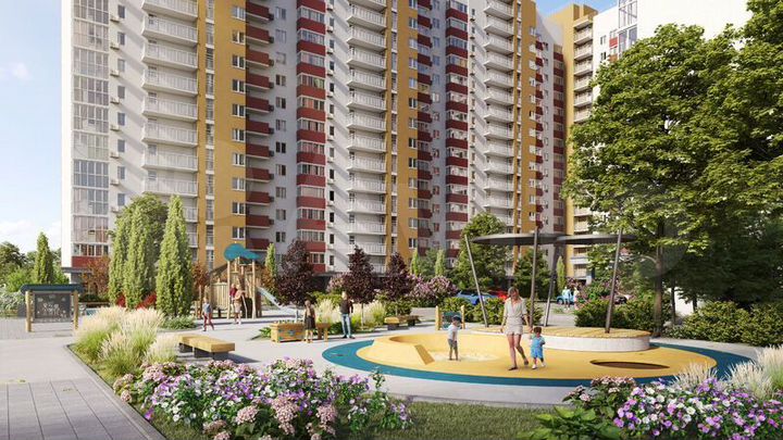 3-к. квартира, 84,1 м², 14/16 эт.