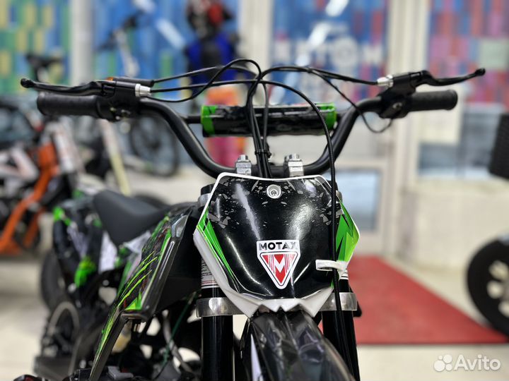 Детский мотоцикл миникросс 50 ES зеленый