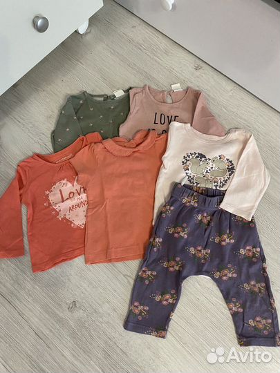 Одежда на девочку пакетом 68-74