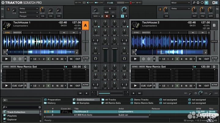 Native instruments:Tracktor Pro 4, Machine