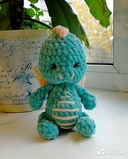 Вязаные игрушки драконы