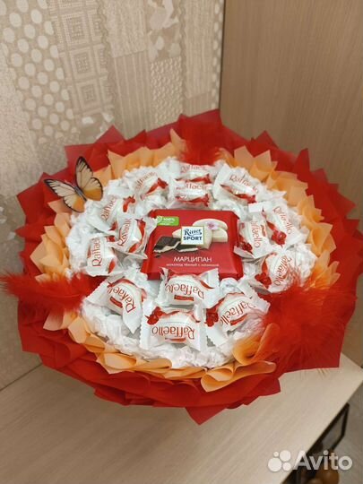 Букет к 1 сентября из Рафаэлло