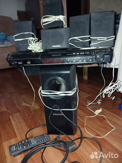 Колонки, сабвуфер, проигрыватель двд