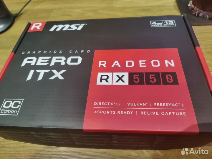 MSI Rx550 4gb gddr5