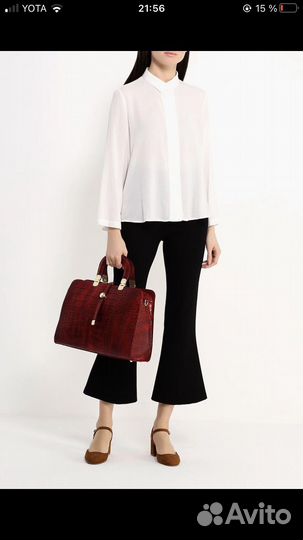 Сумка натуральная кожа италия roberta rossi