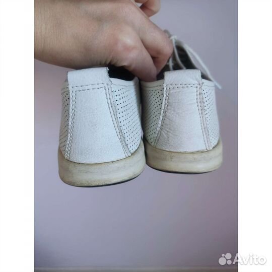 Кроссовки кеды полуботинки натуральная кожа 39