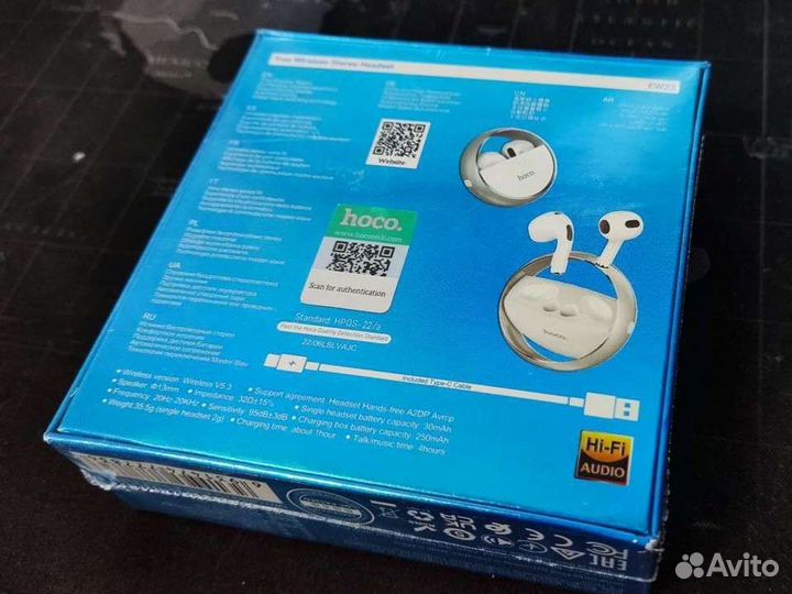 Беспроводные наушники Hoco EW23. Абсолютно новые