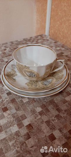 Чайное трио фарфор СССР