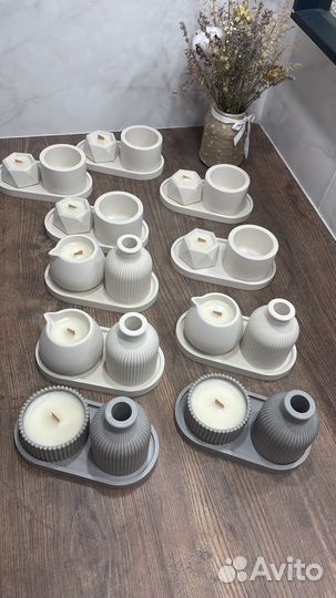 Мастер-класс по свечам и декору из гипса