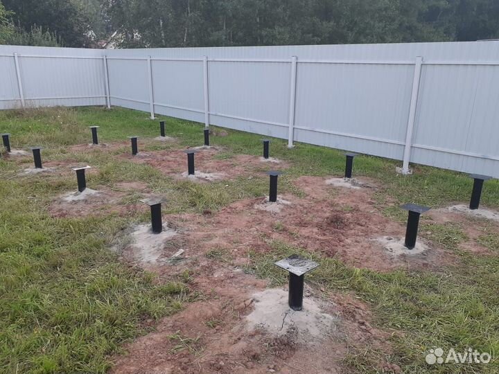 Свайный фундамент / Винтовые сваи под ключ