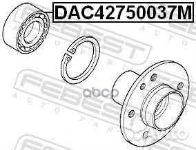 Подшипник задней ступицы BMW 1-серия F20/F21 (2