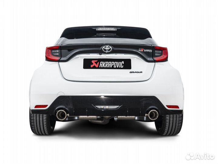 Выхлоп akrapovic Toyota Yaris GR