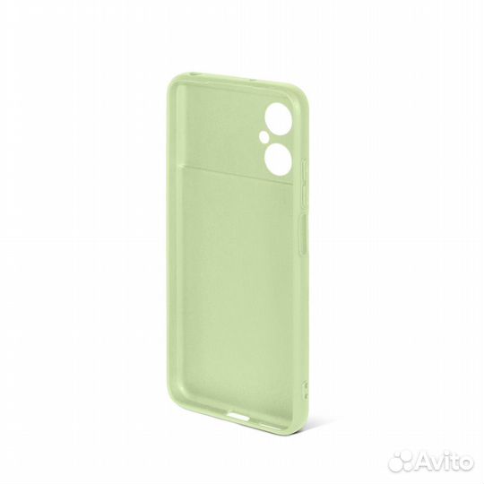 Силиконовый чехол для Poco M4 (5G) DF (light green