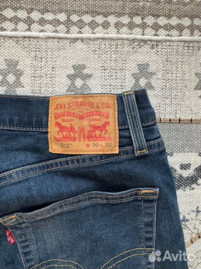 Джинсы Levis 512 w30 l32