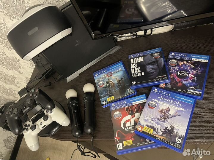 Sony PS4 slim 1tb, PS VR 2 ревизия и Hori