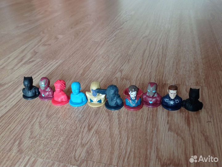 Мстители, фигурки на карандаш