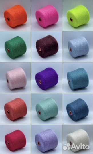 Паутинка из мохера на шелке