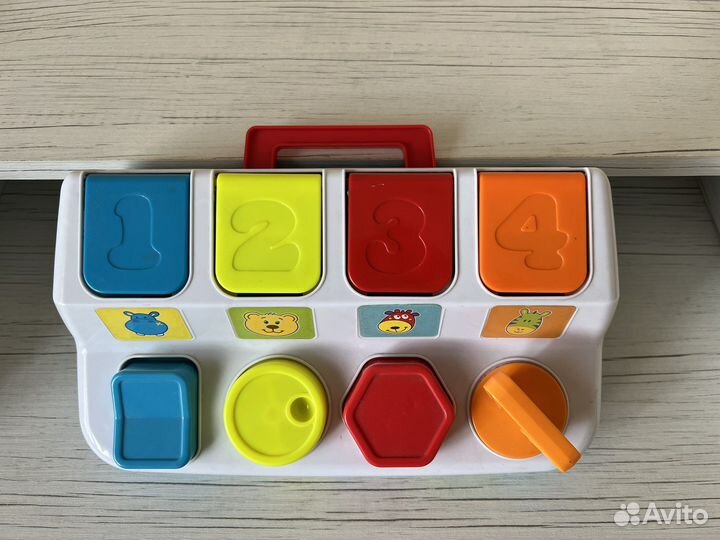 Развивающая игрушка Веселые зверушки