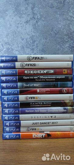 Диски на PS 4
