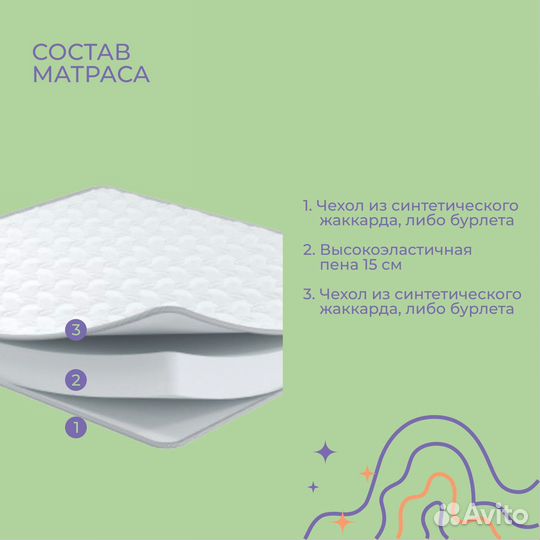 Матрас односпальный