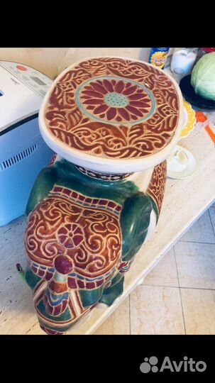 Слон.Большой керамический