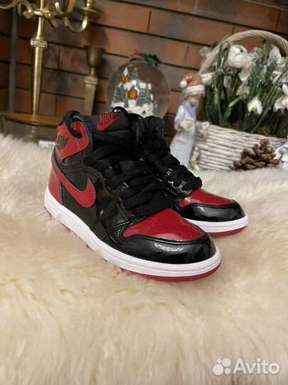 Air Jordan 1 Retro High OG GS 'Patent Bred'