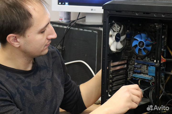 Ремонт ноутбуков компьютеров телевизора игр прист