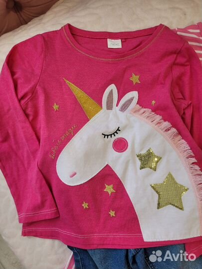 Лонг и джеггинсы Next 110, платья George 110-116