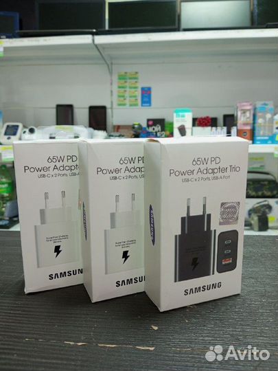 Зарядные устройства/Samsung 65W PD Power Adapter T
