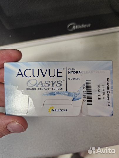 Линзы acuvue oasys -1,5