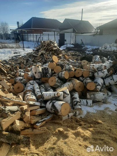 Дрова березовые колотые с доставкой
