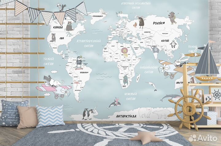 Фотообои флизелиновые детские 400х250см
