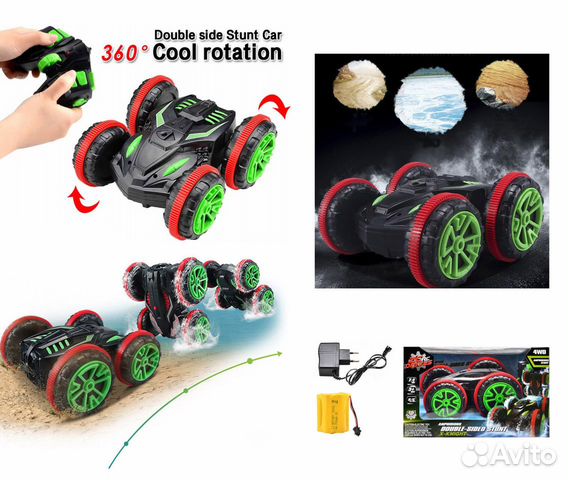 Машина-перевёртыш Амфибия, 4WD, плавает, с акб