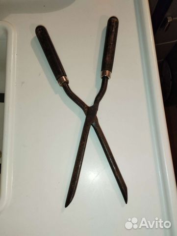 Щипцы для завивки волос старинные. СССР плойка