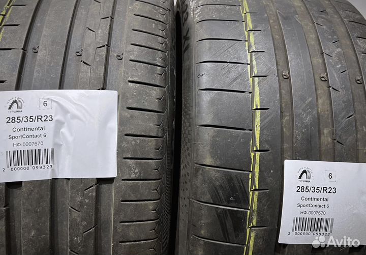 Continental SportContact 6 285/35 R23 94Y