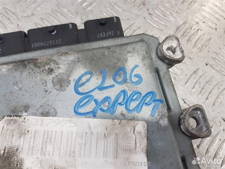 Блок управления двигателем (эбу Мозги) Peugeot Ex