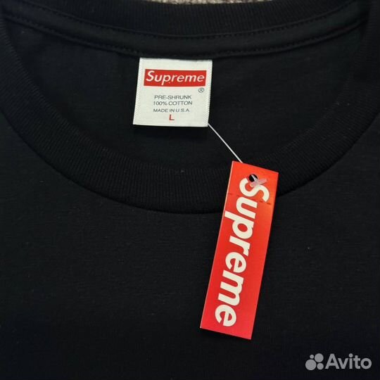 Футболка Supreme Spaghetti Black Оригинал