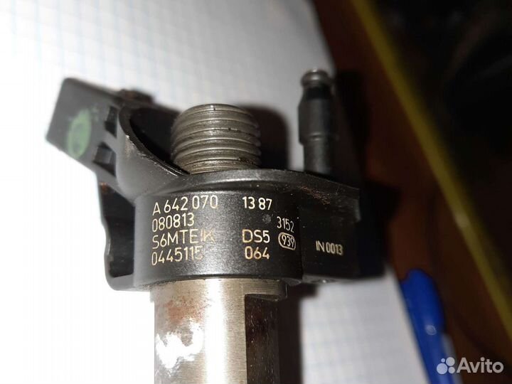 Форсунка 0445115064 оm642 Mercedes, Jeep