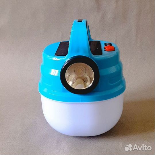 Фонарь для отдыха 80 Вт с зарядкой от солнца