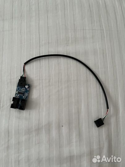 Кабель-разветвитель USB с материнской платы 10 Pin