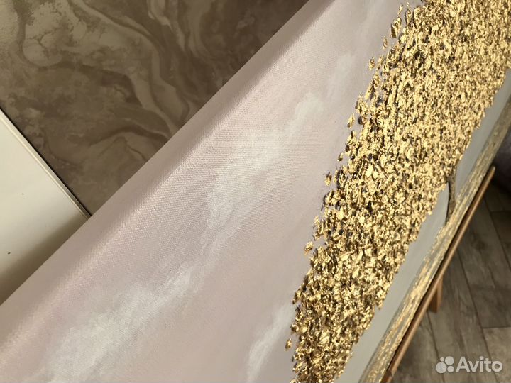 Большая картина маслом Золотое дерево благополучия