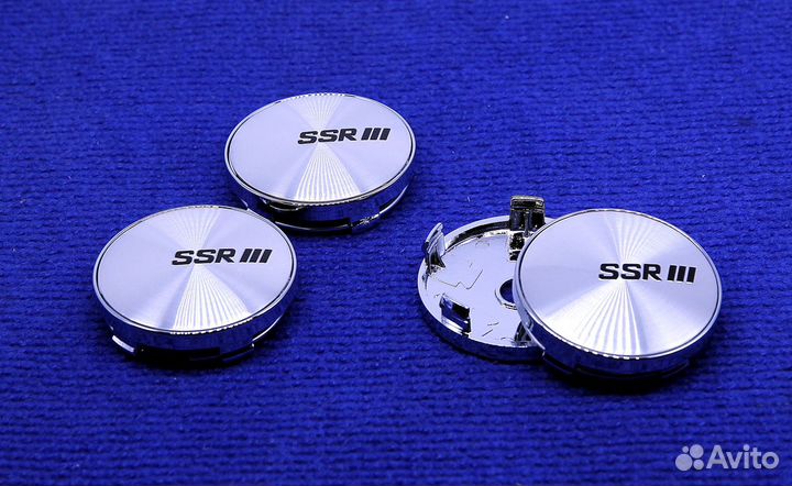 Комплект колпачков диска SSR хром