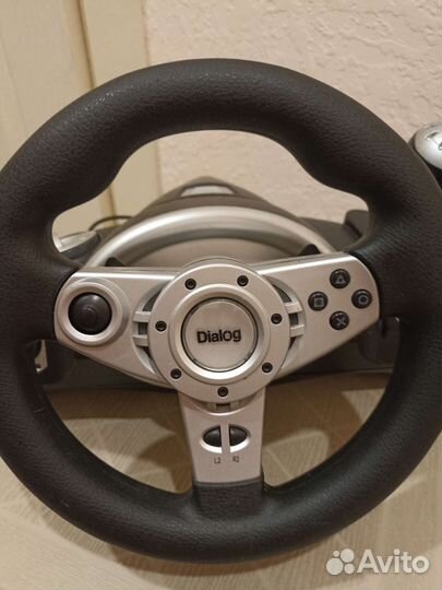 Игровой руль Dialog GW-14vr с педалями