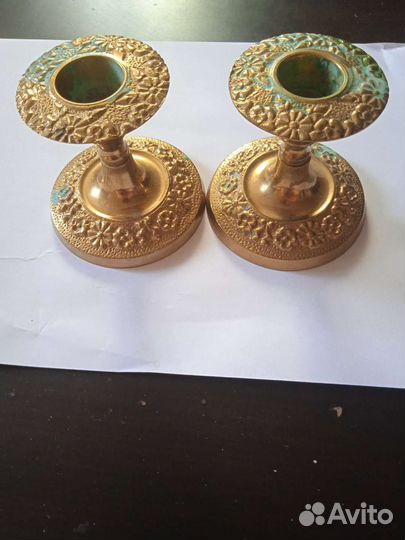 Подсвечники из латуни,бронзы,цены за штуку